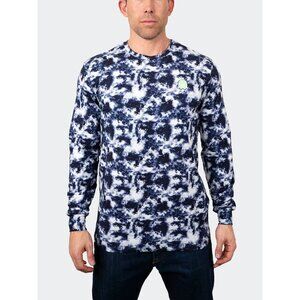 MACEOO Tie Dye Blue Long Sleeve Tee 2XL New